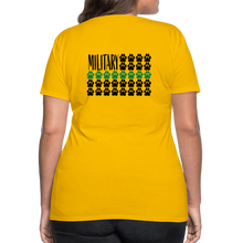 Load image into Gallery viewer, K9s Lead the Way - Military - Women’s Premium T-Shirt - sun yellow
