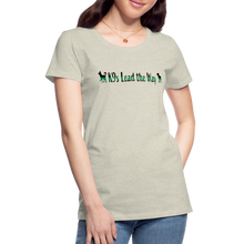 Load image into Gallery viewer, K9s Lead the Way - Military - Women’s Premium T-Shirt - heather oatmeal
