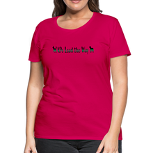 Load image into Gallery viewer, K9s Lead the Way - Military - Women’s Premium T-Shirt - dark pink
