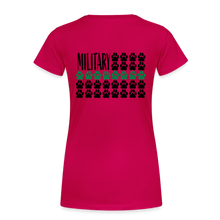 Load image into Gallery viewer, K9s Lead the Way - Military - Women’s Premium T-Shirt - dark pink
