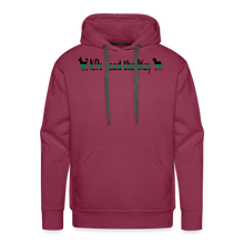 Load image into Gallery viewer, K9s Lead the Way - Military - Men’s Premium Hoodie - burgundy
