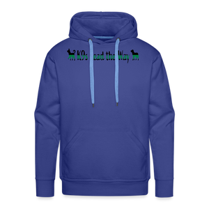 K9s Lead the Way - Military - Men’s Premium Hoodie - royal blue