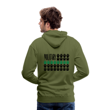 Load image into Gallery viewer, K9s Lead the Way - Military - Men’s Premium Hoodie - olive green
