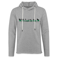 Load image into Gallery viewer, K9s Lead the Way - Military - Unisex Lightweight Terry Hoodie - heather gray
