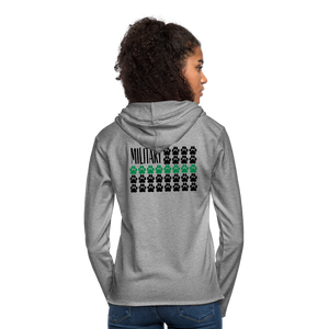 K9s Lead the Way - Military - Unisex Lightweight Terry Hoodie - heather gray