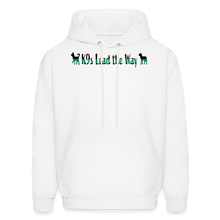 Load image into Gallery viewer, K9s Lead the Way - Military - Men&#39;s Hoodie - white
