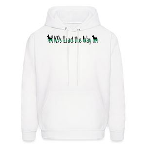 K9s Lead the Way - Military - Men's Hoodie - white