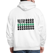 Load image into Gallery viewer, K9s Lead the Way - Military - Men&#39;s Hoodie - white
