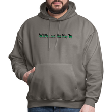 Load image into Gallery viewer, K9s Lead the Way - Military - Men&#39;s Hoodie - asphalt gray
