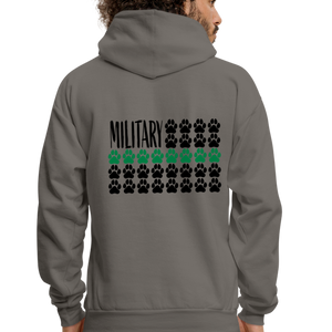 K9s Lead the Way - Military - Men's Hoodie - asphalt gray