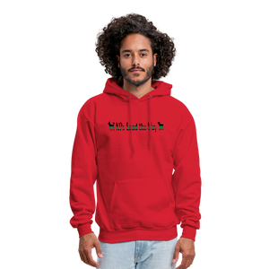 K9s Lead the Way - Military - Men's Hoodie - red