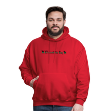 Load image into Gallery viewer, K9s Lead the Way - Military - Men&#39;s Hoodie - red
