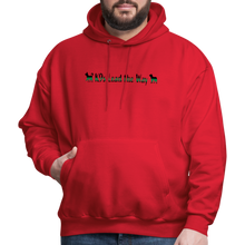 Load image into Gallery viewer, K9s Lead the Way - Military - Men&#39;s Hoodie - red
