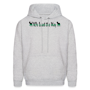 K9s Lead the Way - Military - Men's Hoodie - ash 