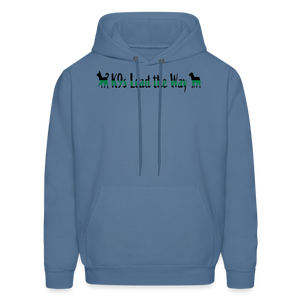 K9s Lead the Way - Military - Men's Hoodie - denim blue