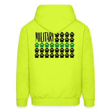 Load image into Gallery viewer, K9s Lead the Way - Military - Men&#39;s Hoodie - safety green
