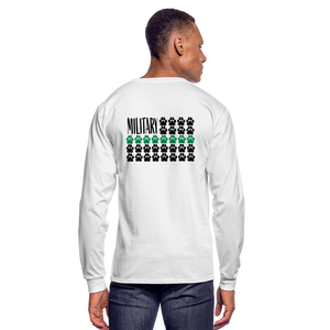 K9s Lead the Way - Military - Men's Long Sleeve T-Shirt - white