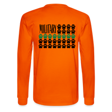 Load image into Gallery viewer, K9s Lead the Way - Military - Men&#39;s Long Sleeve T-Shirt - orange
