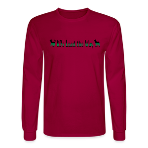 K9s Lead the Way - Military - Men's Long Sleeve T-Shirt - dark red