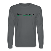 Load image into Gallery viewer, K9s Lead the Way - Military - Men&#39;s Long Sleeve T-Shirt - charcoal
