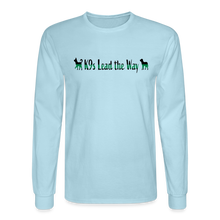 Load image into Gallery viewer, K9s Lead the Way - Military - Men&#39;s Long Sleeve T-Shirt - powder blue
