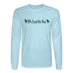 K9s Lead the Way - Military - Men's Long Sleeve T-Shirt - powder blue