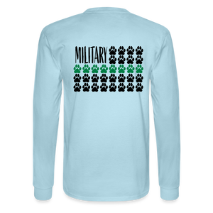 K9s Lead the Way - Military - Men's Long Sleeve T-Shirt - powder blue