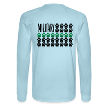 Load image into Gallery viewer, K9s Lead the Way - Military - Men&#39;s Long Sleeve T-Shirt - powder blue
