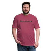 Load image into Gallery viewer, K9s Lead the Way - Military - Fitted Cotton/Poly T-Shirt by Next Level - heather burgundy
