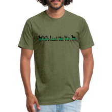 Load image into Gallery viewer, K9s Lead the Way - Military - Fitted Cotton/Poly T-Shirt by Next Level - heather military green
