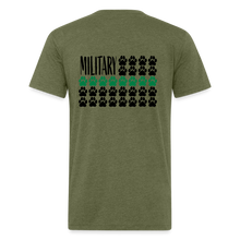 Load image into Gallery viewer, K9s Lead the Way - Military - Fitted Cotton/Poly T-Shirt by Next Level - heather military green
