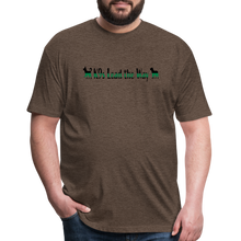 Load image into Gallery viewer, K9s Lead the Way - Military - Fitted Cotton/Poly T-Shirt by Next Level - heather espresso
