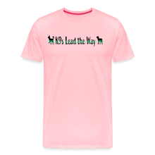 Load image into Gallery viewer, K9s Lead the Way - Military - Men&#39;s Premium T-Shirt - pink
