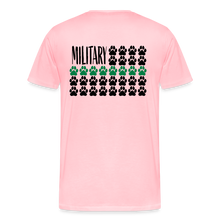 Load image into Gallery viewer, K9s Lead the Way - Military - Men&#39;s Premium T-Shirt - pink
