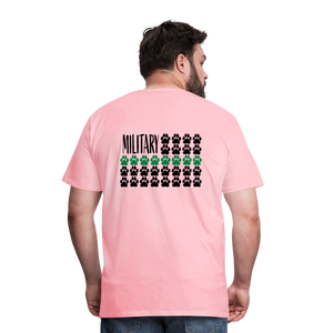 K9s Lead the Way - Military - Men's Premium T-Shirt - pink