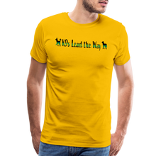 Load image into Gallery viewer, K9s Lead the Way - Military - Men&#39;s Premium T-Shirt - sun yellow
