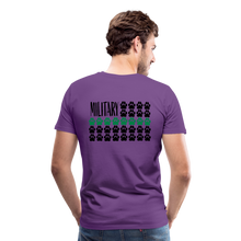 Load image into Gallery viewer, K9s Lead the Way - Military - Men&#39;s Premium T-Shirt - purple
