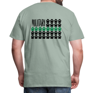 K9s Lead the Way - Military - Men's Premium T-Shirt - steel green