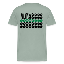 Load image into Gallery viewer, K9s Lead the Way - Military - Men&#39;s Premium T-Shirt - steel green
