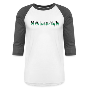 K9s Lead the Way - Military - Baseball T-Shirt - white/charcoal