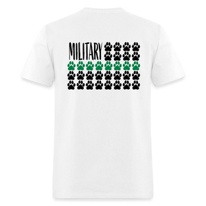 K9s Lead the Way - Military - Unisex Classic T-Shirt - white