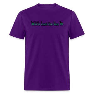 K9s Lead the Way - Military - Unisex Classic T-Shirt - purple