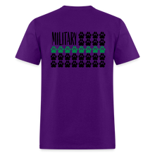 Load image into Gallery viewer, K9s Lead the Way - Military - Unisex Classic T-Shirt - purple
