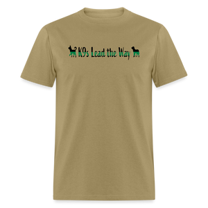 K9s Lead the Way - Military - Unisex Classic T-Shirt - khaki