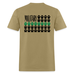 K9s Lead the Way - Military - Unisex Classic T-Shirt - khaki