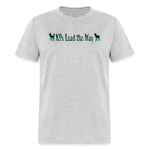 K9s Lead the Way - Military - Unisex Classic T-Shirt - heather gray