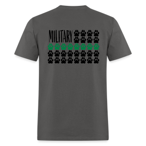 K9s Lead the Way - Military - Unisex Classic T-Shirt - charcoal