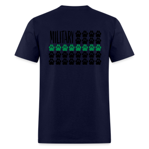 K9s Lead the Way - Military - Unisex Classic T-Shirt - navy