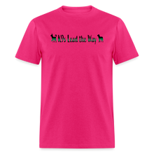 Load image into Gallery viewer, K9s Lead the Way - Military - Unisex Classic T-Shirt - fuchsia
