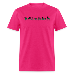 K9s Lead the Way - Military - Unisex Classic T-Shirt - fuchsia